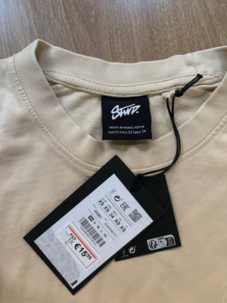 Camiseta STWD Boxer Fit Beige Talla M