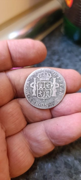 Carlos III 2 Reales Lima ME rara