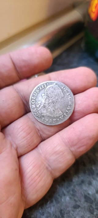 Carlos III 2 Reales Lima ME rara
