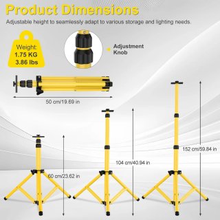 Trípode Telescópico Metal Proyector LED