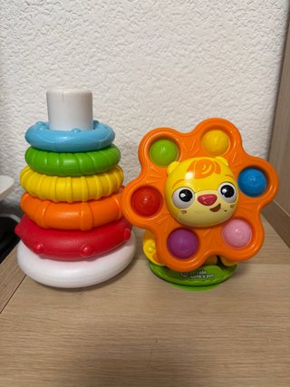 Juguetes para bebé: Anillos y León