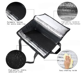 2 pezzi Borsa Termica Isolata Borse Picnic spesa