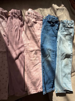 Lote pantalones 3/4 años,