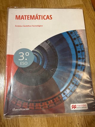 Matemáticas 3º - Libro de texto en formato físi...