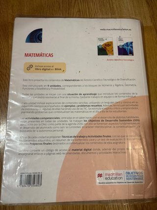 Matemáticas 3º - Libro de texto en formato físi...