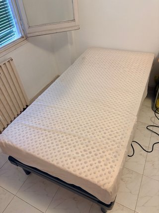 Cama articulada con colchón antiescaras