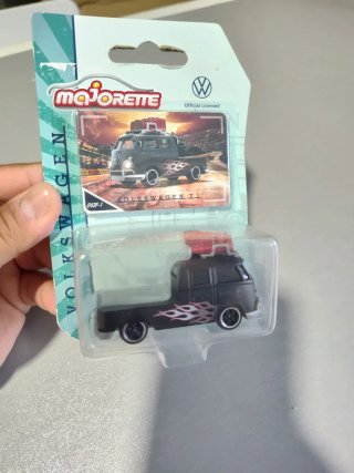 Majorette Volkswagen T1 Camión Negro