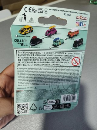 Majorette Volkswagen T1 Camión Negro