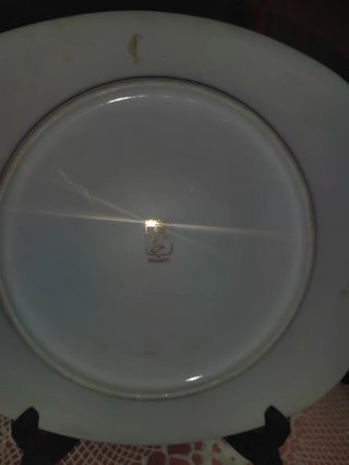 Plato Limoges Codornices Decorativo