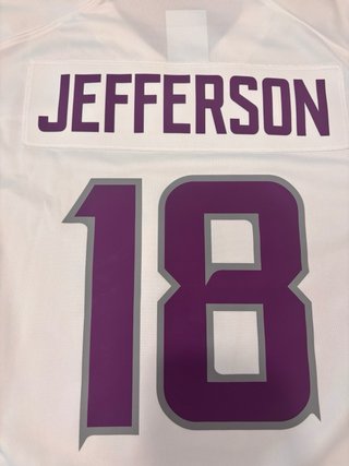 Camiseta Vikings Jefferson 18 Nike talla M