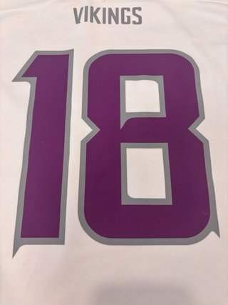 Camiseta Vikings Jefferson 18 Nike talla M