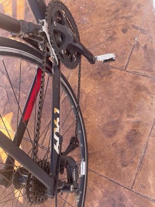 Bicicleta Carretera Triban 520 Roja