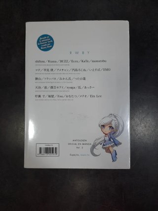 Lote Mangas RWBY 1 y 2 Antología Oficial en Manga