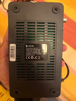 Decodificador TDT e-star T2-618 UHD