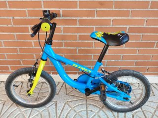 Bicicleta Infantil B-Pro 16 Azul y Amarillo