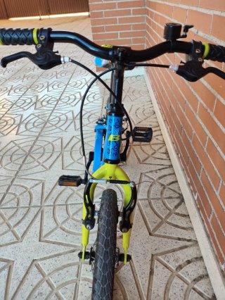 Bicicleta Infantil B-Pro 16 Azul y Amarillo