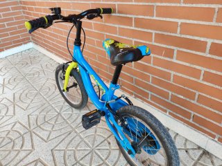Bicicleta Infantil B-Pro 16 Azul y Amarillo