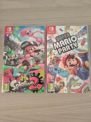 Nintendo Switch: Splatoon 2 & Super Mario Party