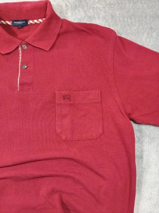 Polo Burberry London Rojo Talla XL