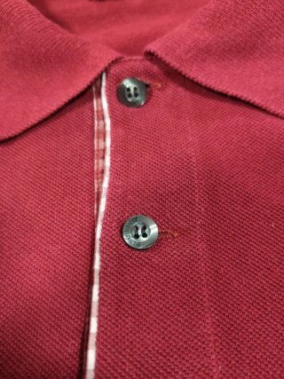 Polo Burberry London Rojo Talla XL