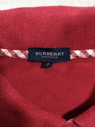 Polo Burberry London Rojo Talla XL