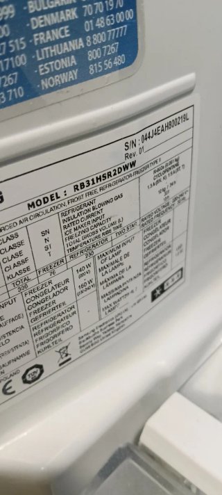 NEVERA COMBI SAMSUNG NO FROST ENERGÍA A+
