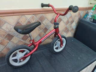 Bici de aprendizaje roja Chicco Red Bullet