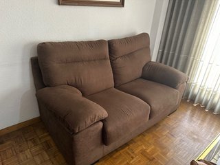 Sofá 2 plazas desenfundable microfibra