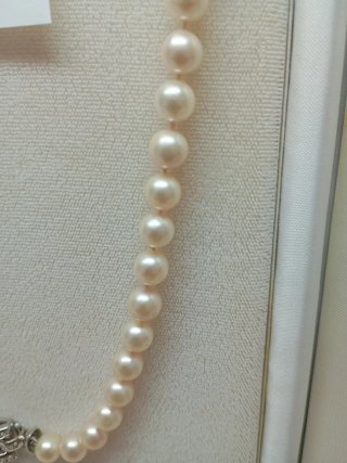 Collar Perlas Australianas Broche Oro 18 kilates