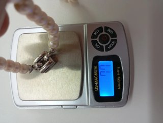 Collar Perlas Australianas Broche Oro 18 kilates