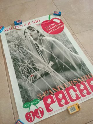 Póster Pacha Ibiza 34 Aniversario