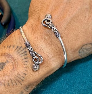 Pulsera Serpiente Plata