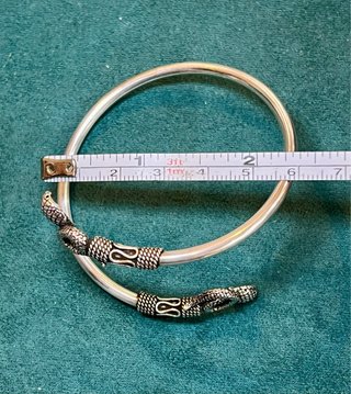 Pulsera Serpiente Plata