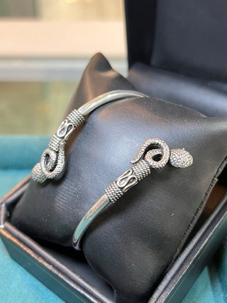 Pulsera Serpiente Plata