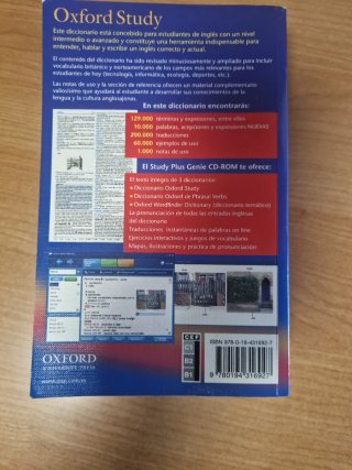 Diccionario Oxford Study para Estudiantes de In...