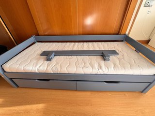 Cama inf. Hoppe Kids 70x160 con cajones y colchón