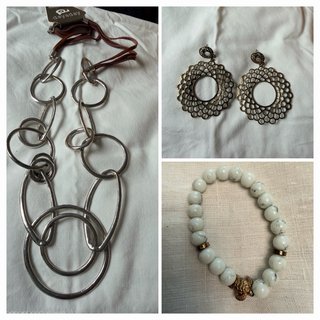 Conjunto Collar, Pendientes y Pulsera