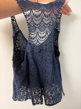 Top tirantes Abercrombie & Fitch azul Talla S