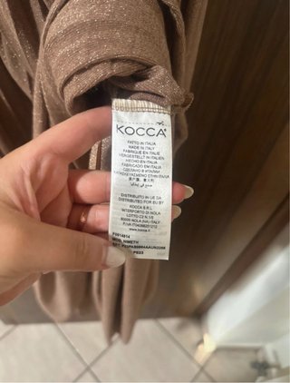 Vestito Kocca oro. Taglia L Indossato una volta