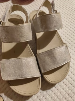 Sandalias plateadas talla 40