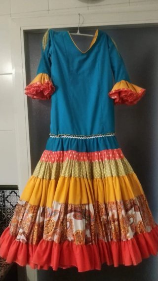 Vestido de flamenca para niña