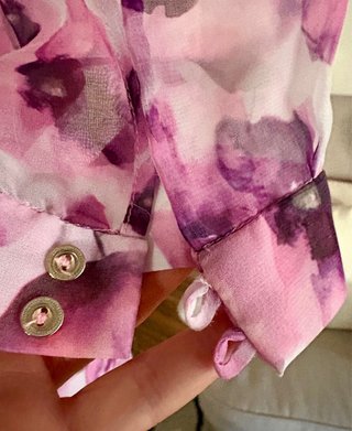 Vestido floral gasa Mango