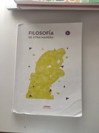 Filosofía 1°primero de bachillerato