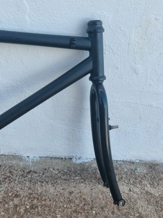 Cuadro Bicicleta Acero Negro 26 pulgadas.