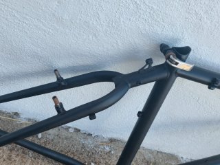 Cuadro Bicicleta Acero Negro 26 pulgadas.
