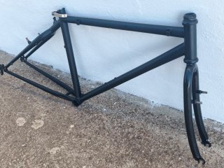 Cuadro Bicicleta Acero Negro 26 pulgadas.