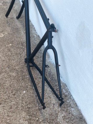 Cuadro Bicicleta Acero Negro 26 pulgadas.