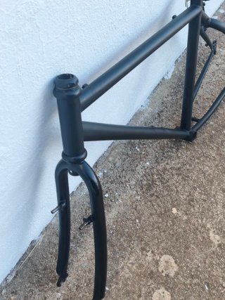Cuadro Bicicleta Acero Negro 26 pulgadas.