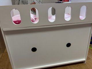 Cuna de madera para muñecos Miyo