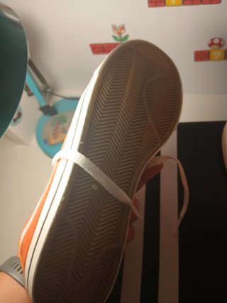 Zapatillas Nike Vintage Naranja y Blanco Talla 42